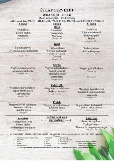Heti menü 2020/29.hét