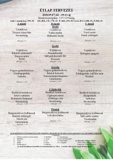 Heti menü 2020/37.hét