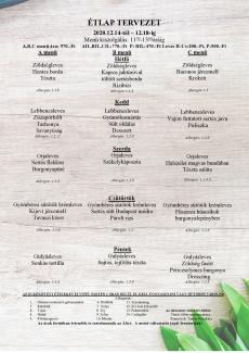 Heti menü 2020/51.hét