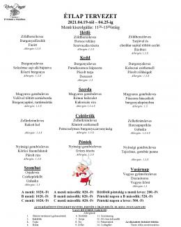 Heti menü 2021/16.hét