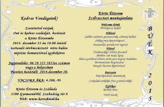 Búcsúztassuk együtt az Óévet!