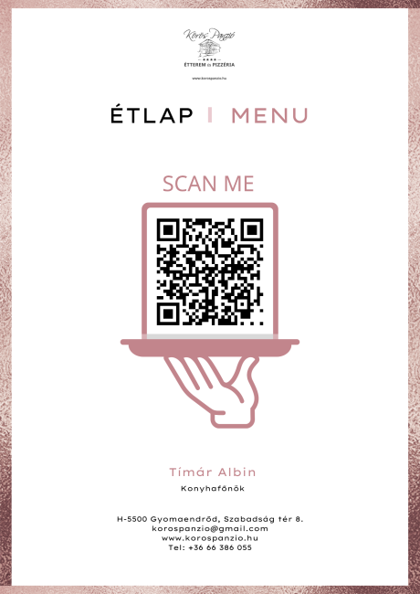Étlap / Menu