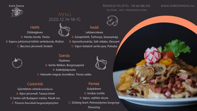 Heti menü 2020/51.hét