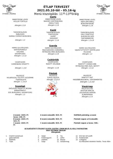 Heti menü 2021/19.hét
