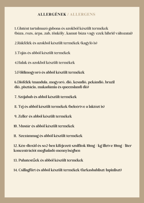 Allergének / Allergens