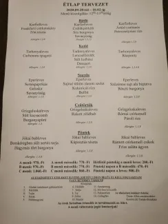 Heti menü 2020/40.hét