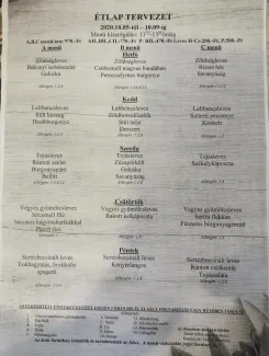 Heti menü 2020/41.hét